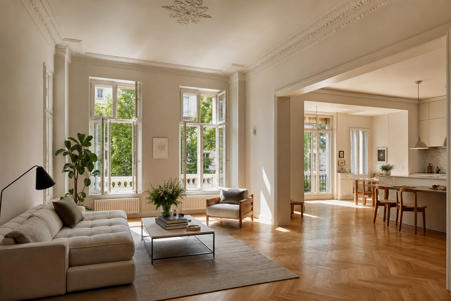 Altbauwohnung als Immobilienangebot