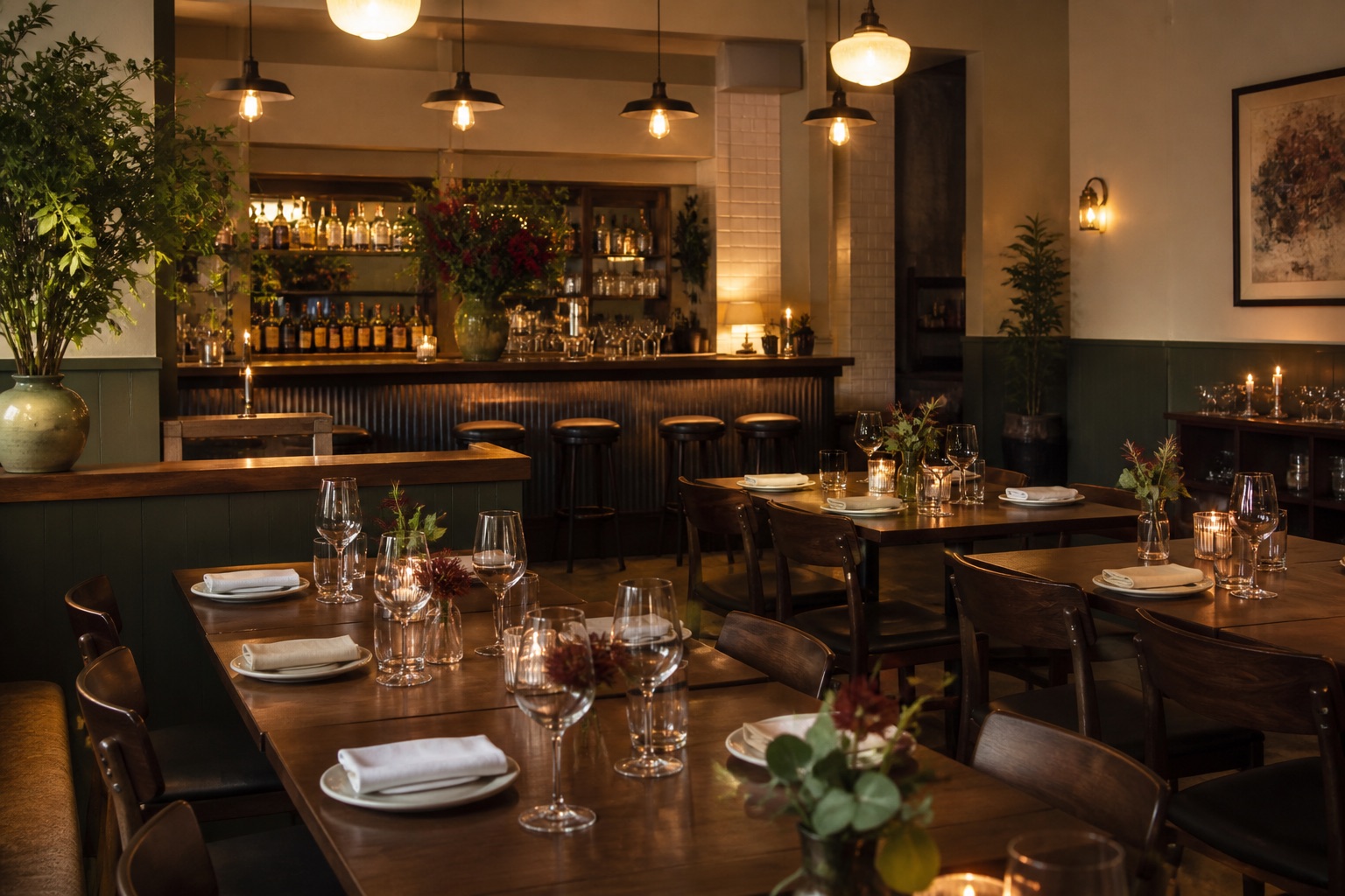 Bildkonzept für Webdesign in der Branche Restaurants